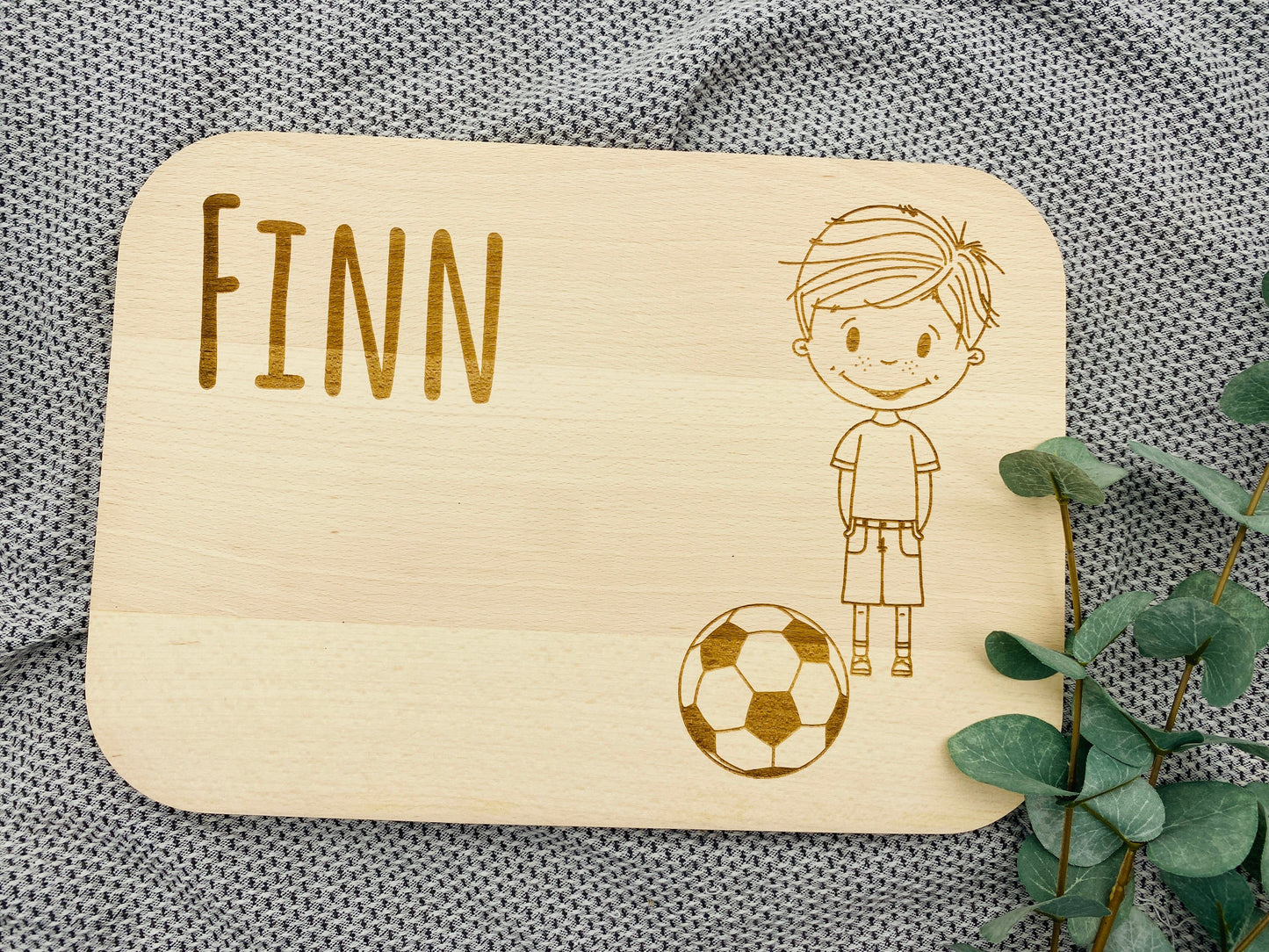 Frühstücksbrett personalisiertes Schneidebrett Geschenk