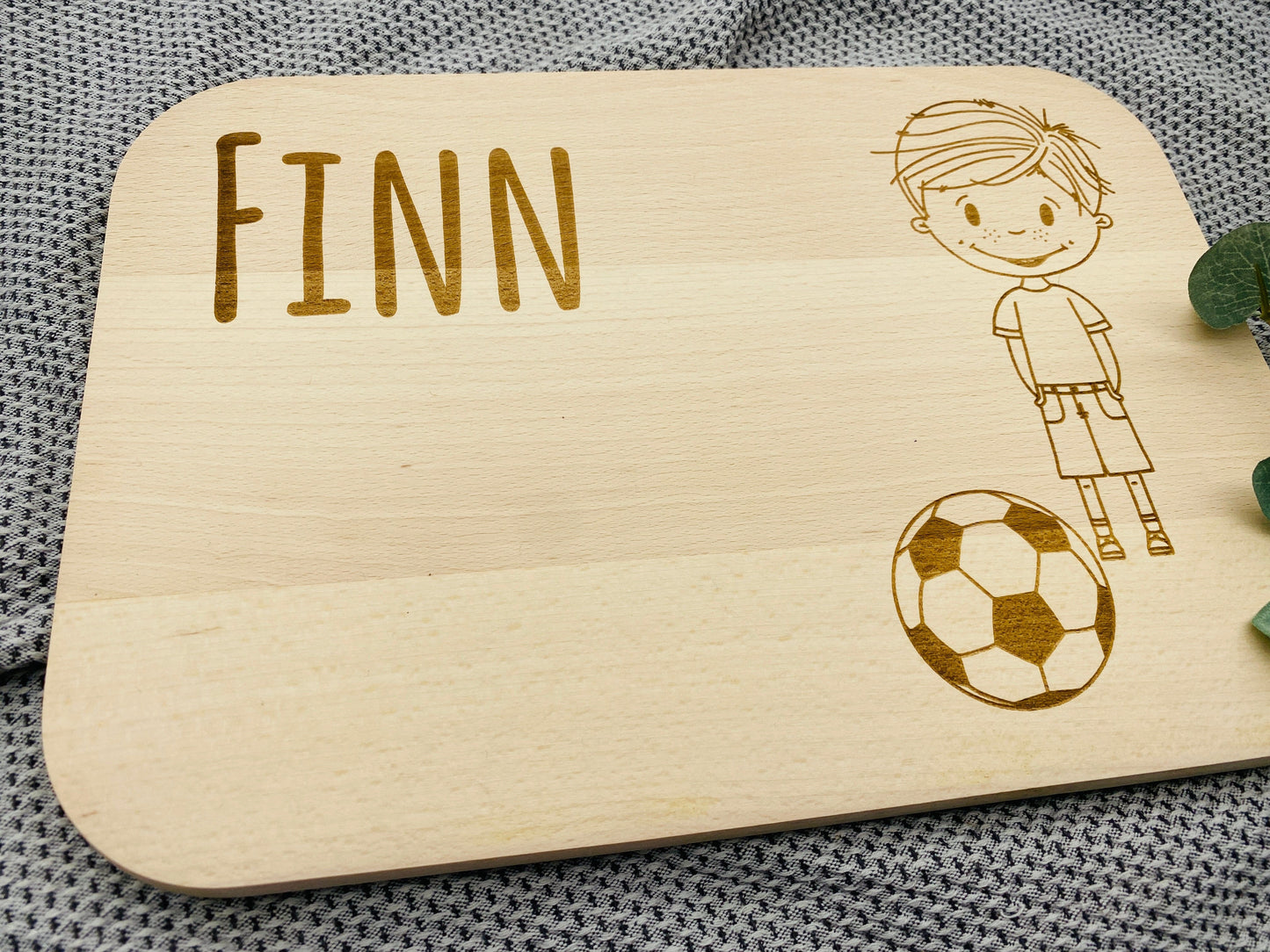 Frühstücksbrett personalisiertes Schneidebrett Geschenk
