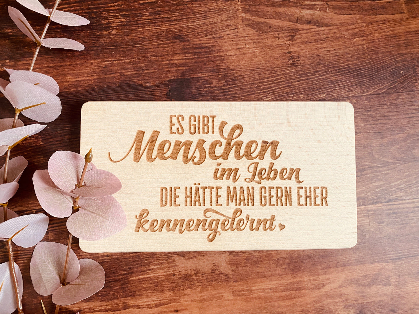 Frühstücksbrett Freundin Schneidebrett Geschenk Geburtstag