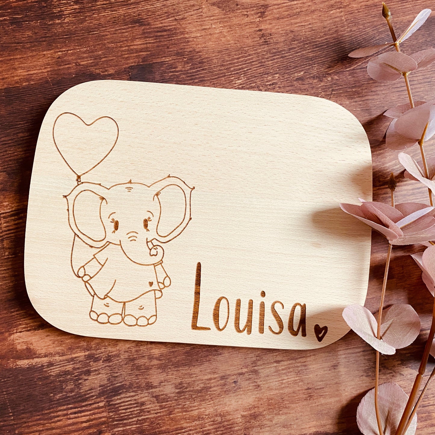 Frühstücksbrett personalisiertes Schneidebrett Geschenk