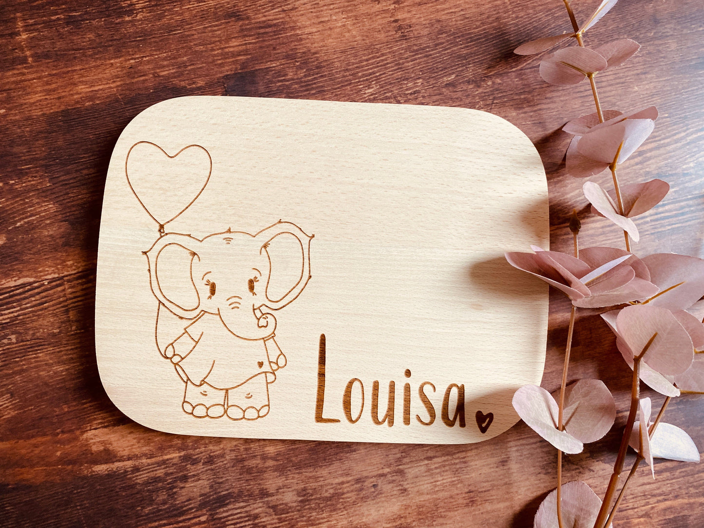 Frühstücksbrett personalisiertes Schneidebrett Geschenk