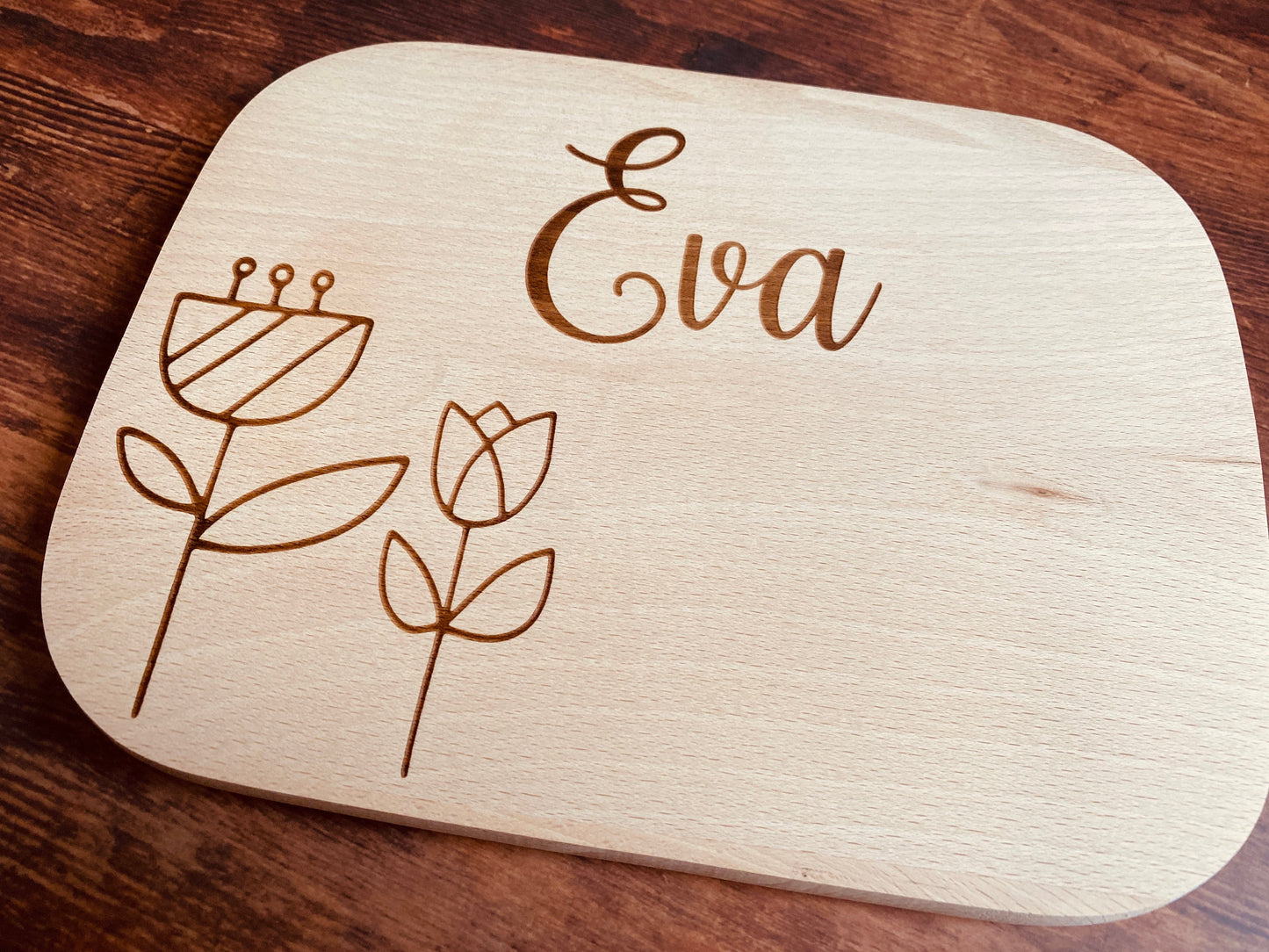 Frühstücksbrett personalisiertes Schneidebrett Geschenk