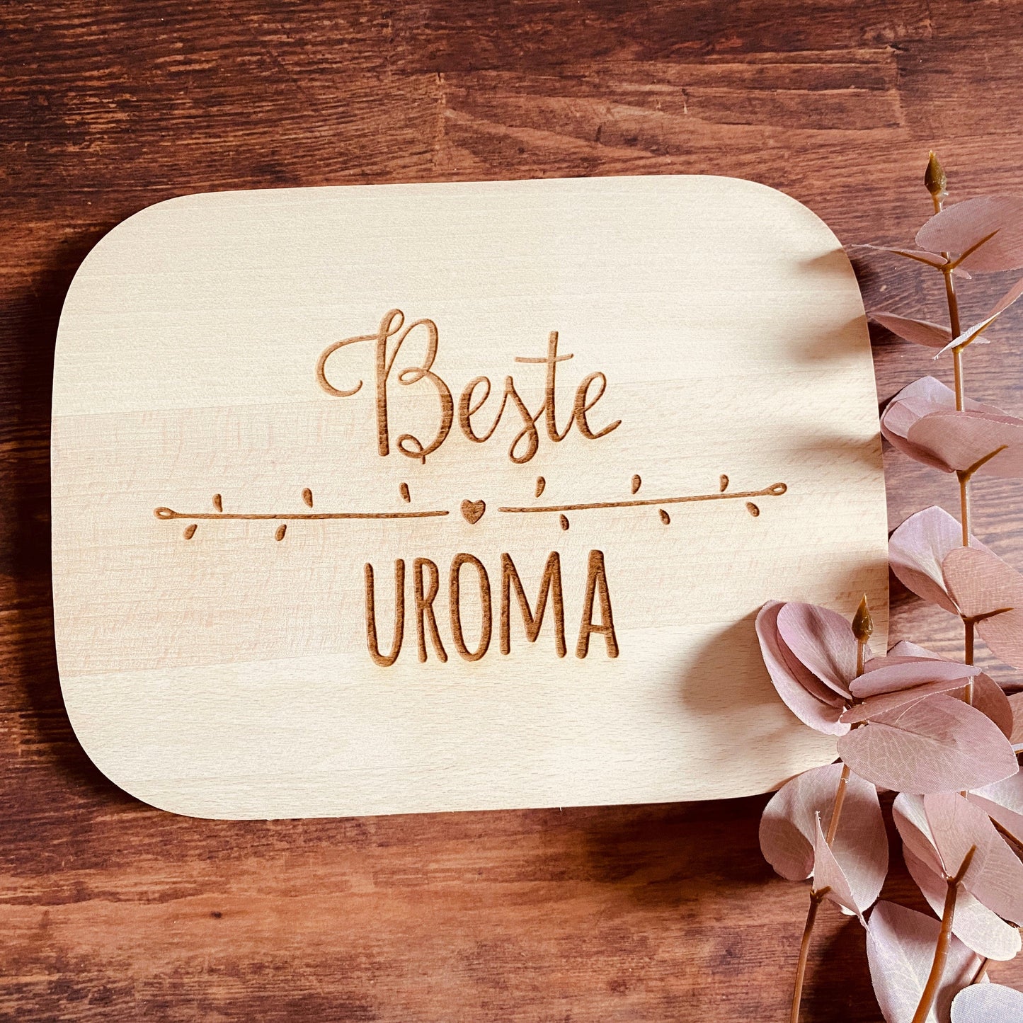 Frühstücksbrett Uroma Schneidebrett Geschenk