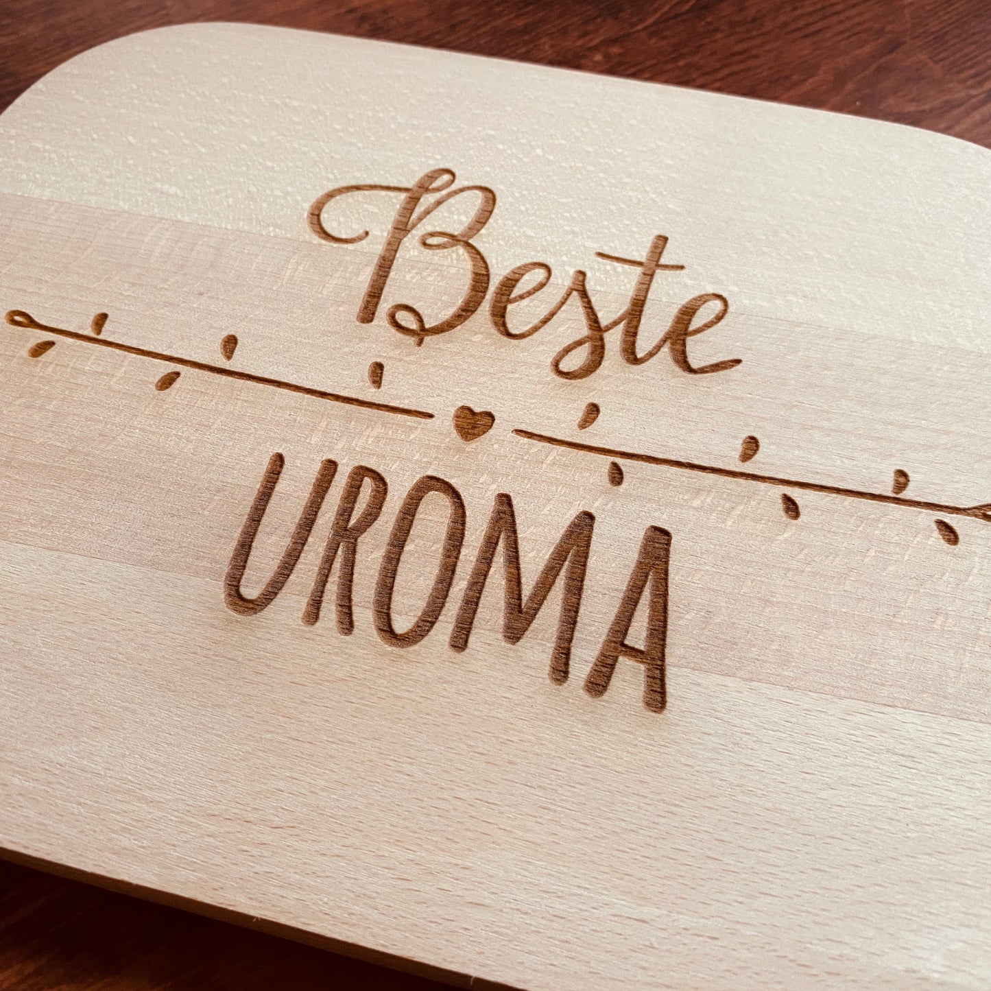 Frühstücksbrett Uroma Schneidebrett Geschenk
