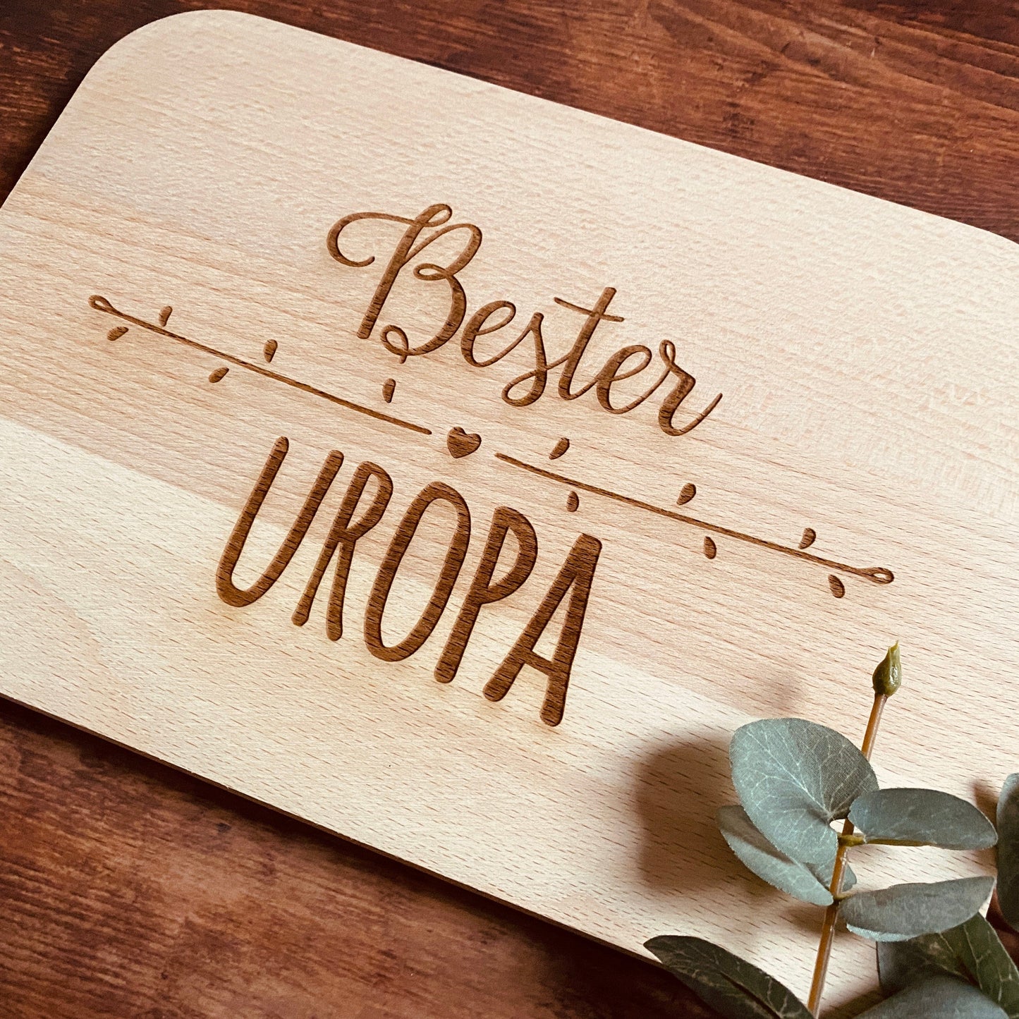 Frühstücksbrett Uropa Schneidebrett Geschenk