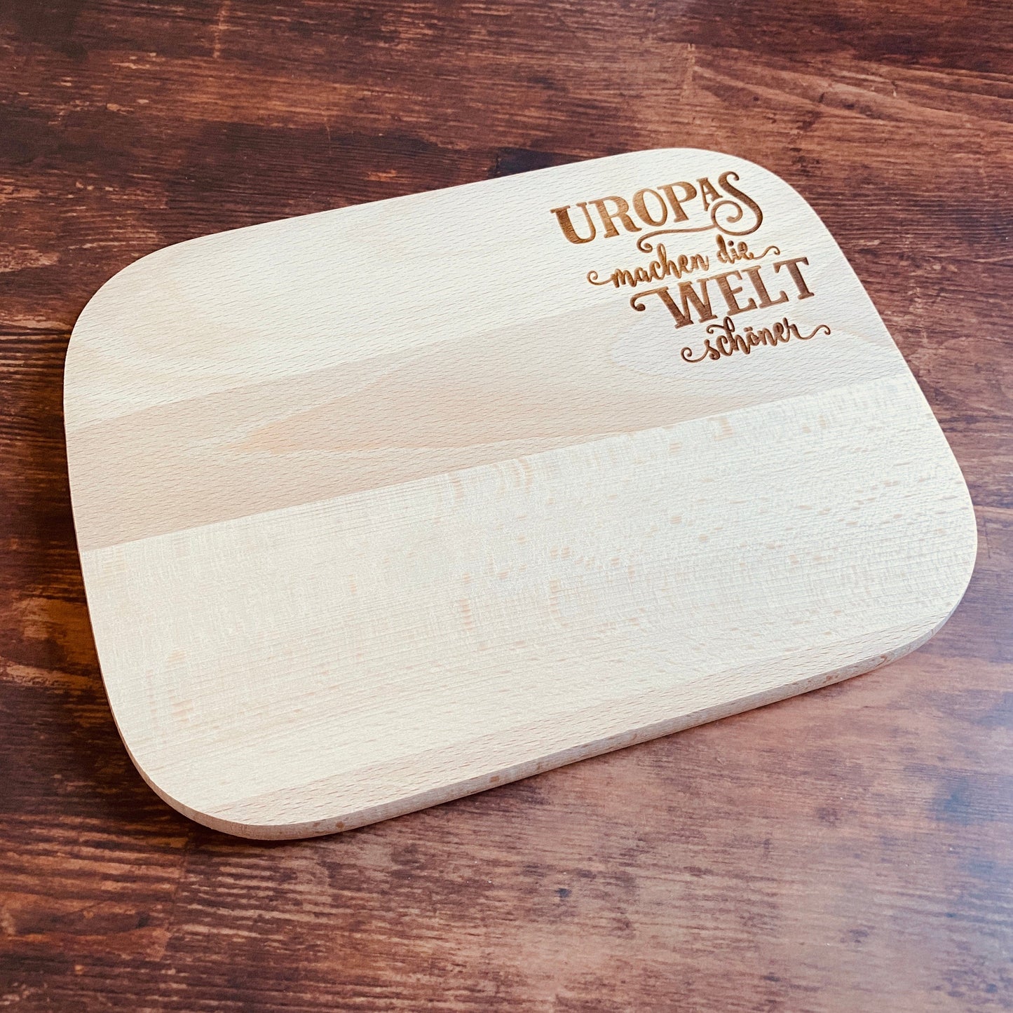Frühstücksbrett Uropa Schneidebrett Geschenk