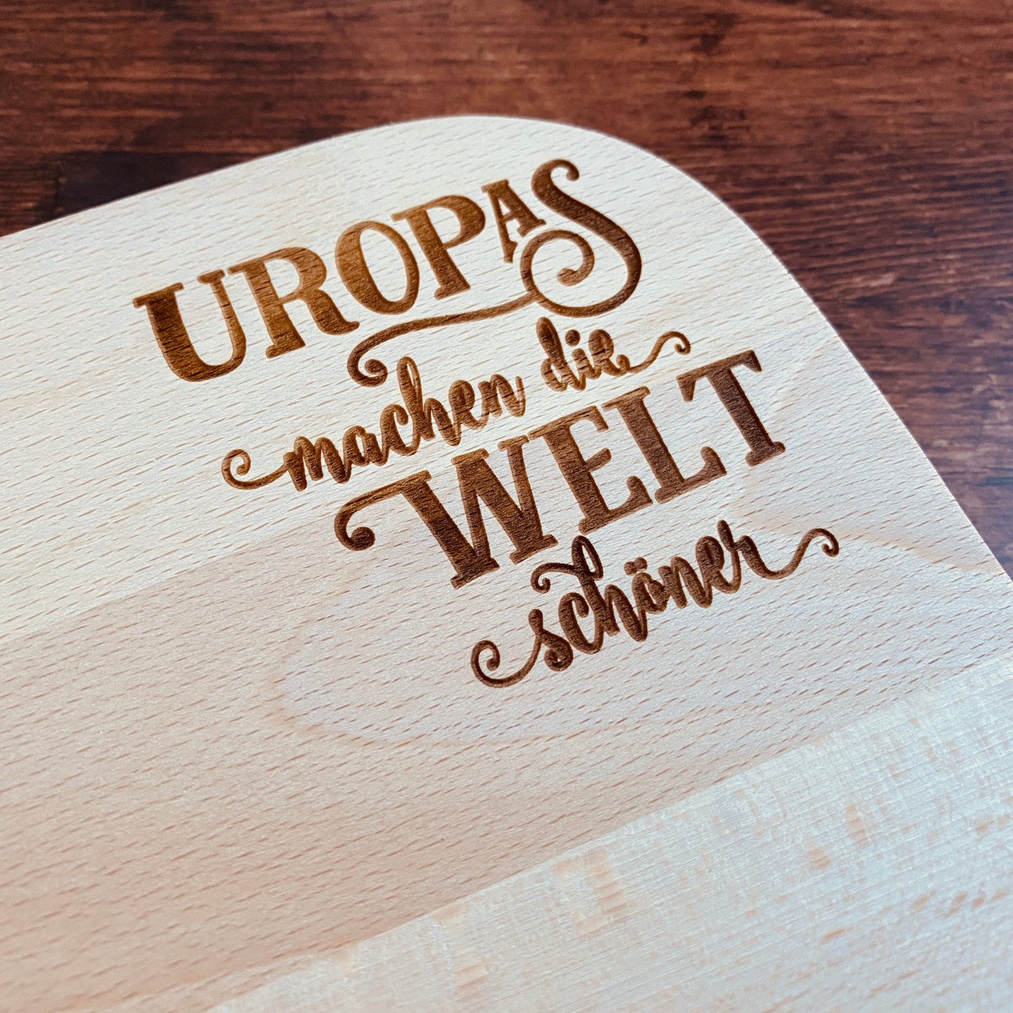 Frühstücksbrett Uropa Schneidebrett Geschenk