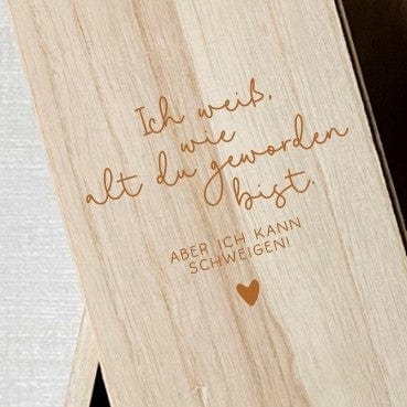 Weinkiste personalisiertes Geschenk Geburtstag