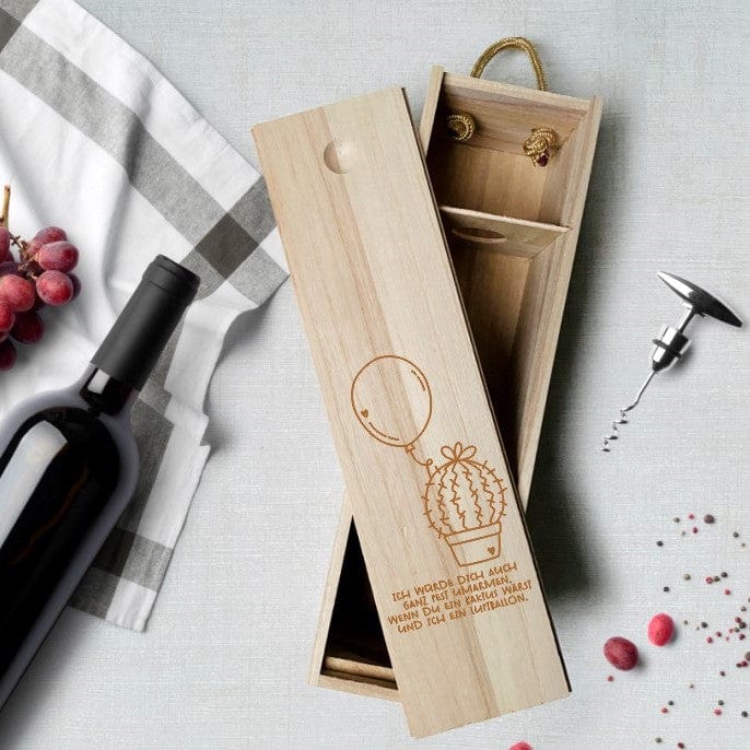 Weinkiste personalisiertes Geschenk Geburtstag