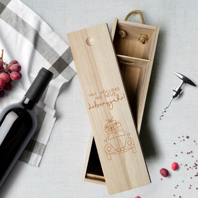 Weinkiste personalisiertes Geschenk Geburtstag