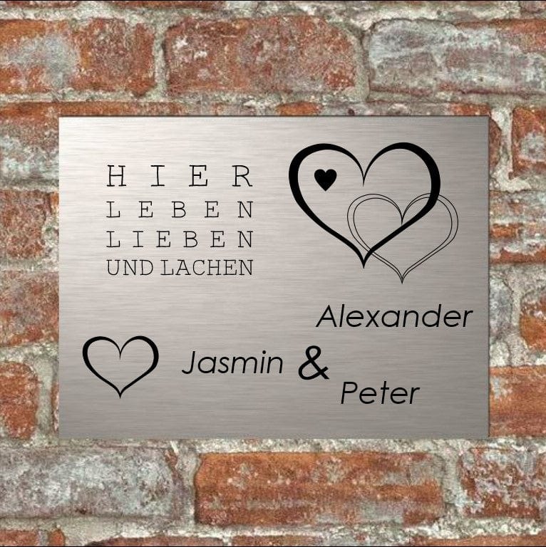 Türschild personalisiertes Haustürschild Klingelschild