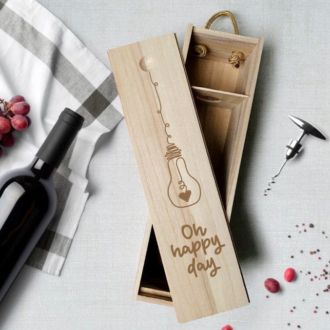 Weinkiste personalisiertes Geschenk Geburtstag