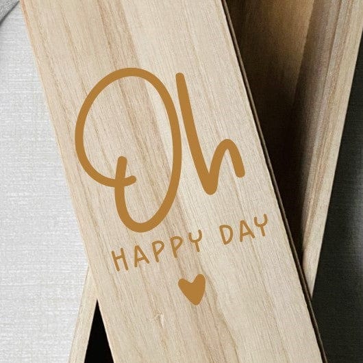 Weinkiste personalisiertes Geschenk Geburtstag