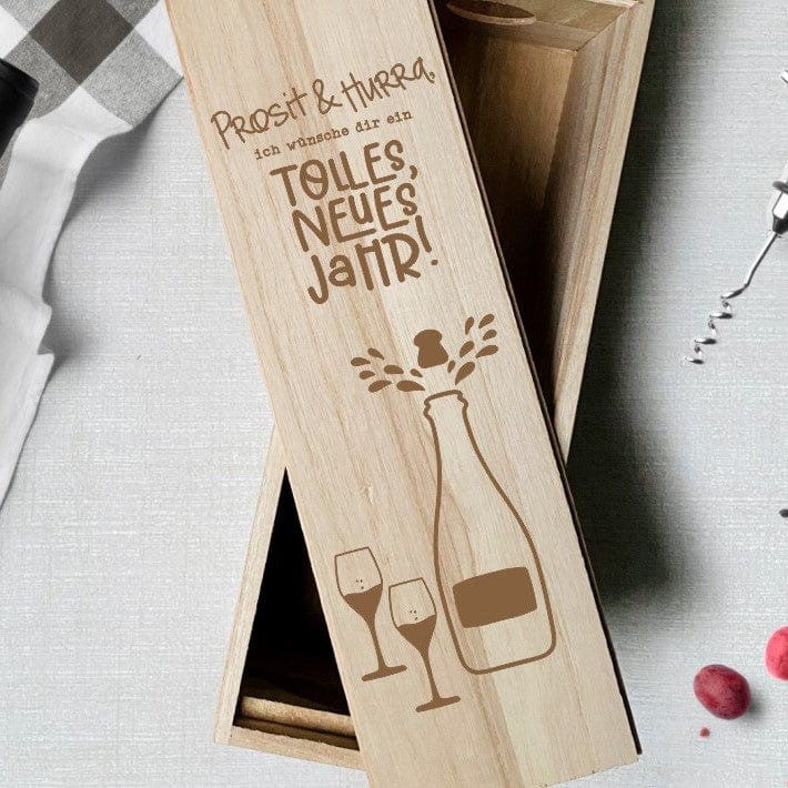 Weinkiste personalisiertes Geschenk Geburtstag
