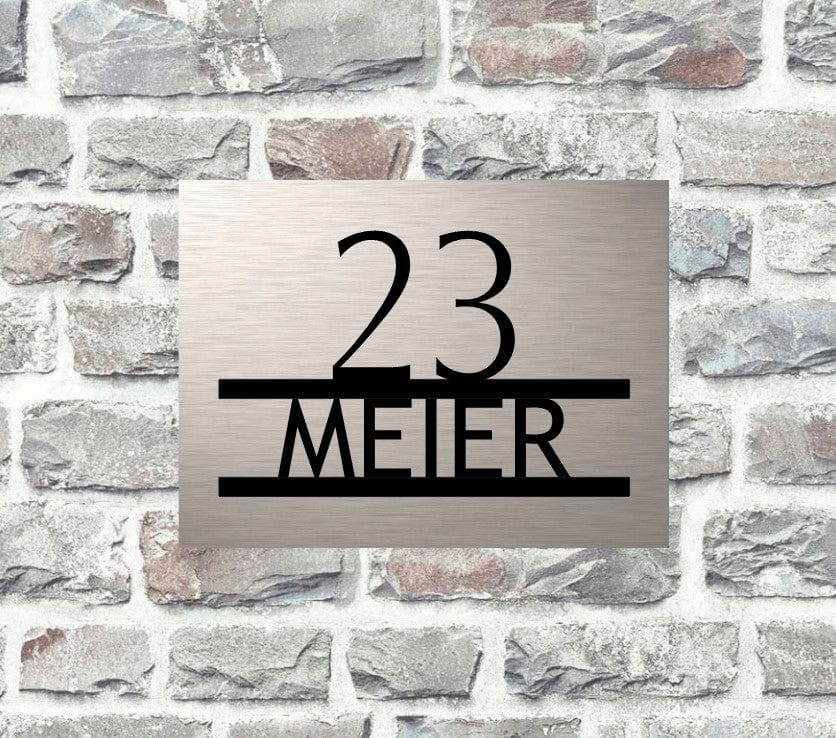 Türschild personalisiertes Haustürschild Klingelschild