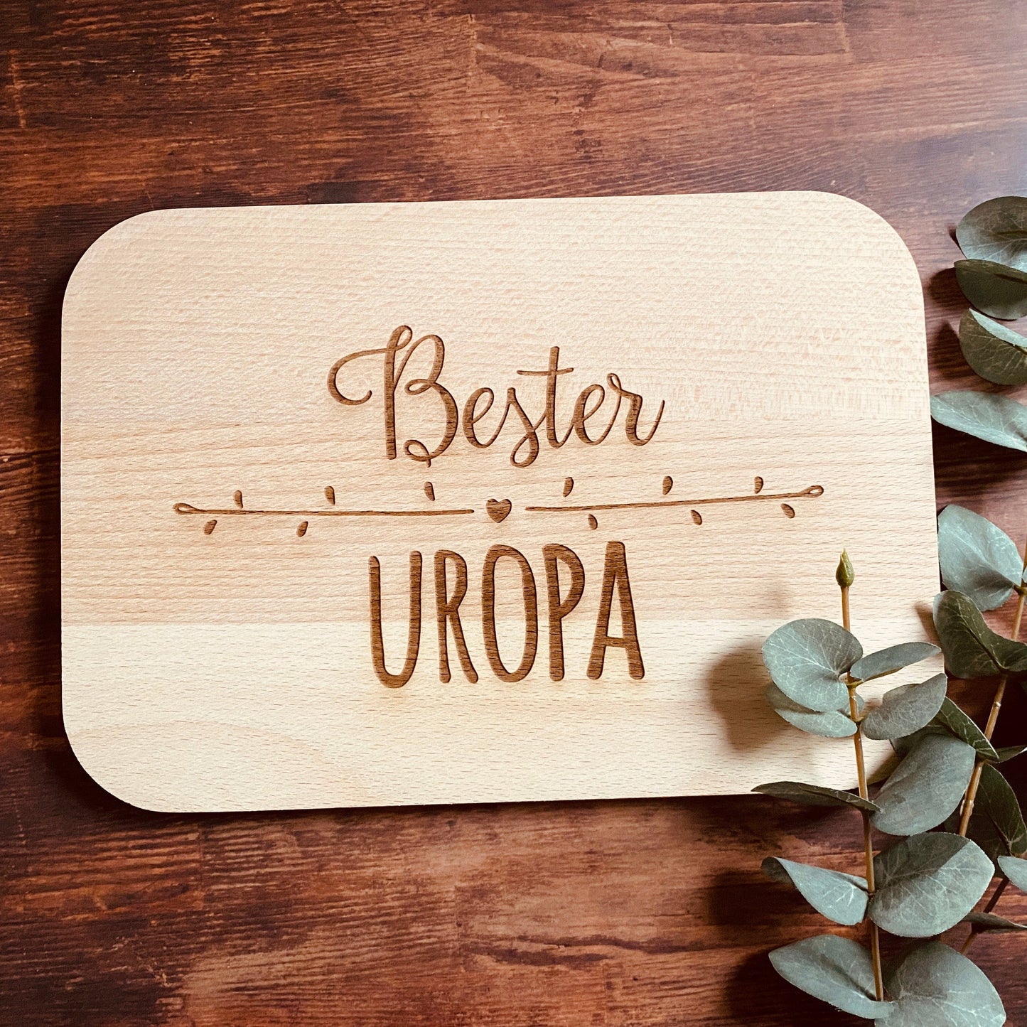 Frühstücksbrett Uropa Schneidebrett Geschenk