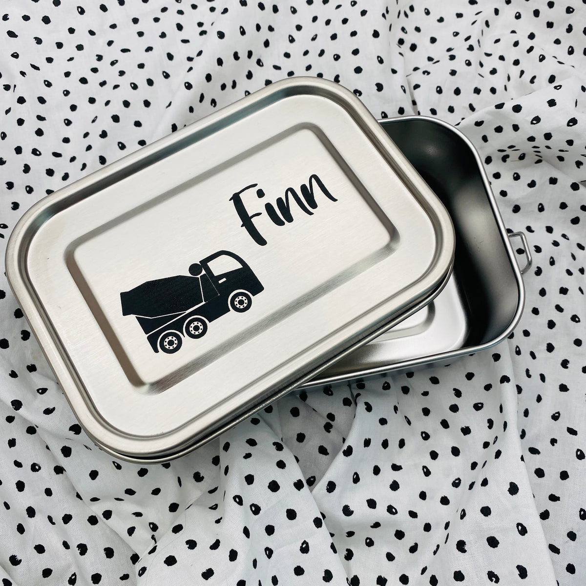 Personalisierte Brotdose mit Gravur | Geschenk für den Schulstart