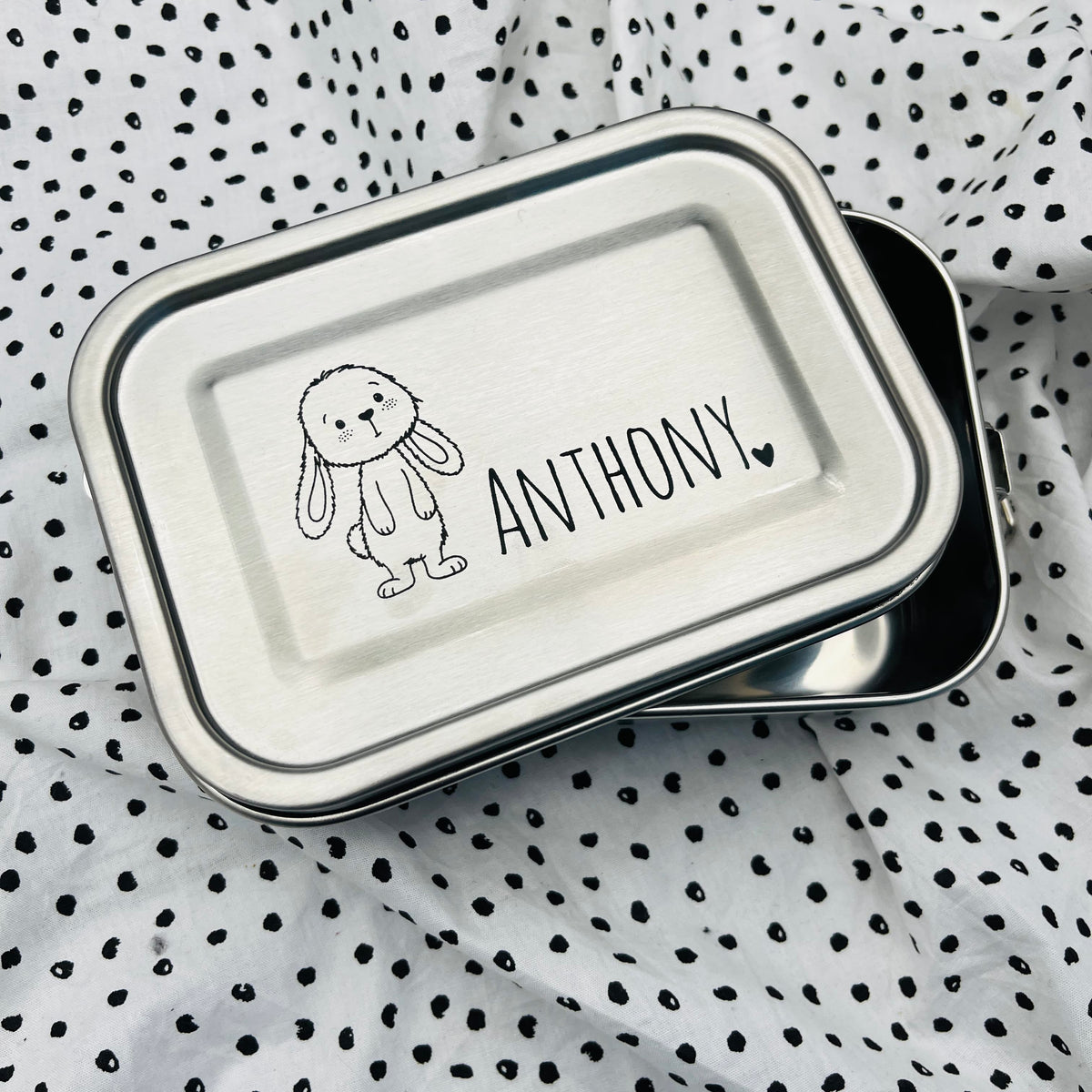 Personalisierte Brotdose mit Gravur | Geschenk für den Schulstart
