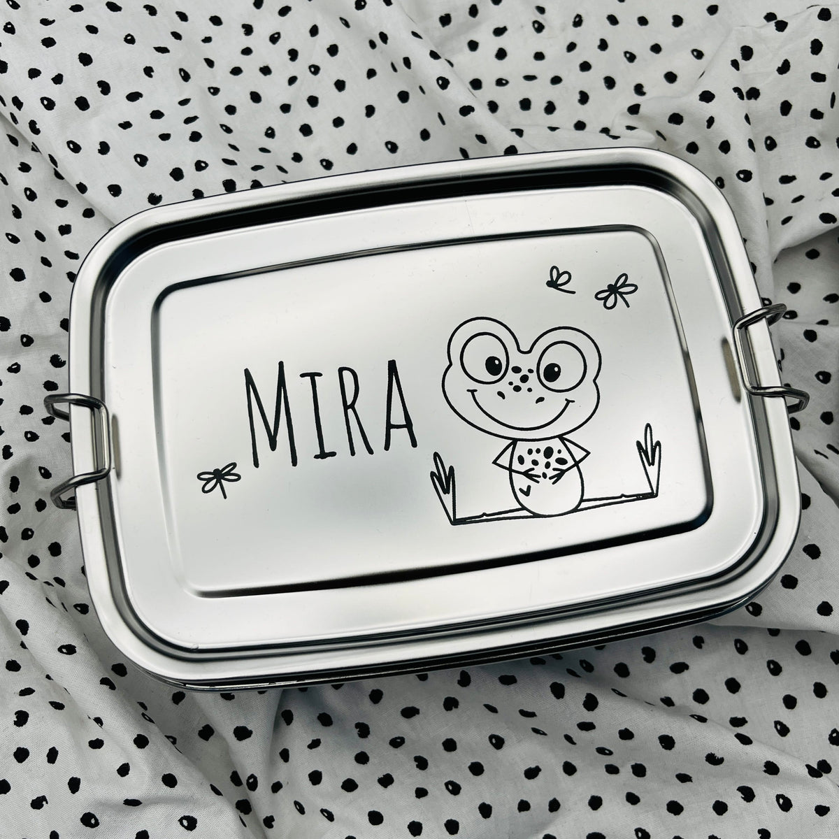 Personalisierte Brotdose mit Gravur | Geschenk für den Schulstart