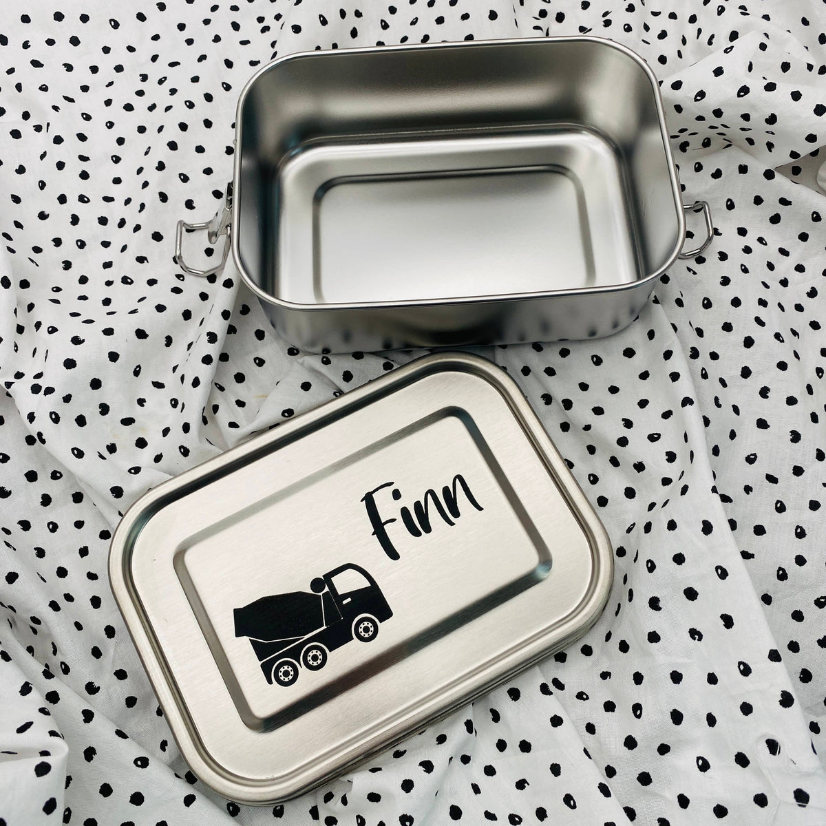 Personalisierte Brotdose mit Gravur | Geschenk für den Schulstart
