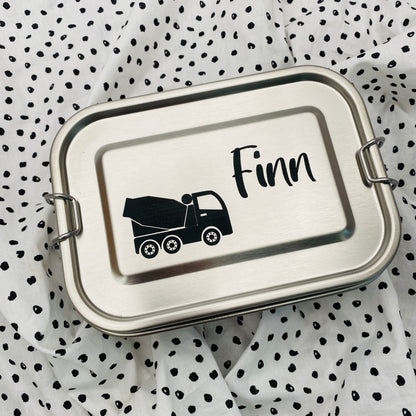Personalisierte Brotdose mit Gravur | Geschenk für den Schulstart