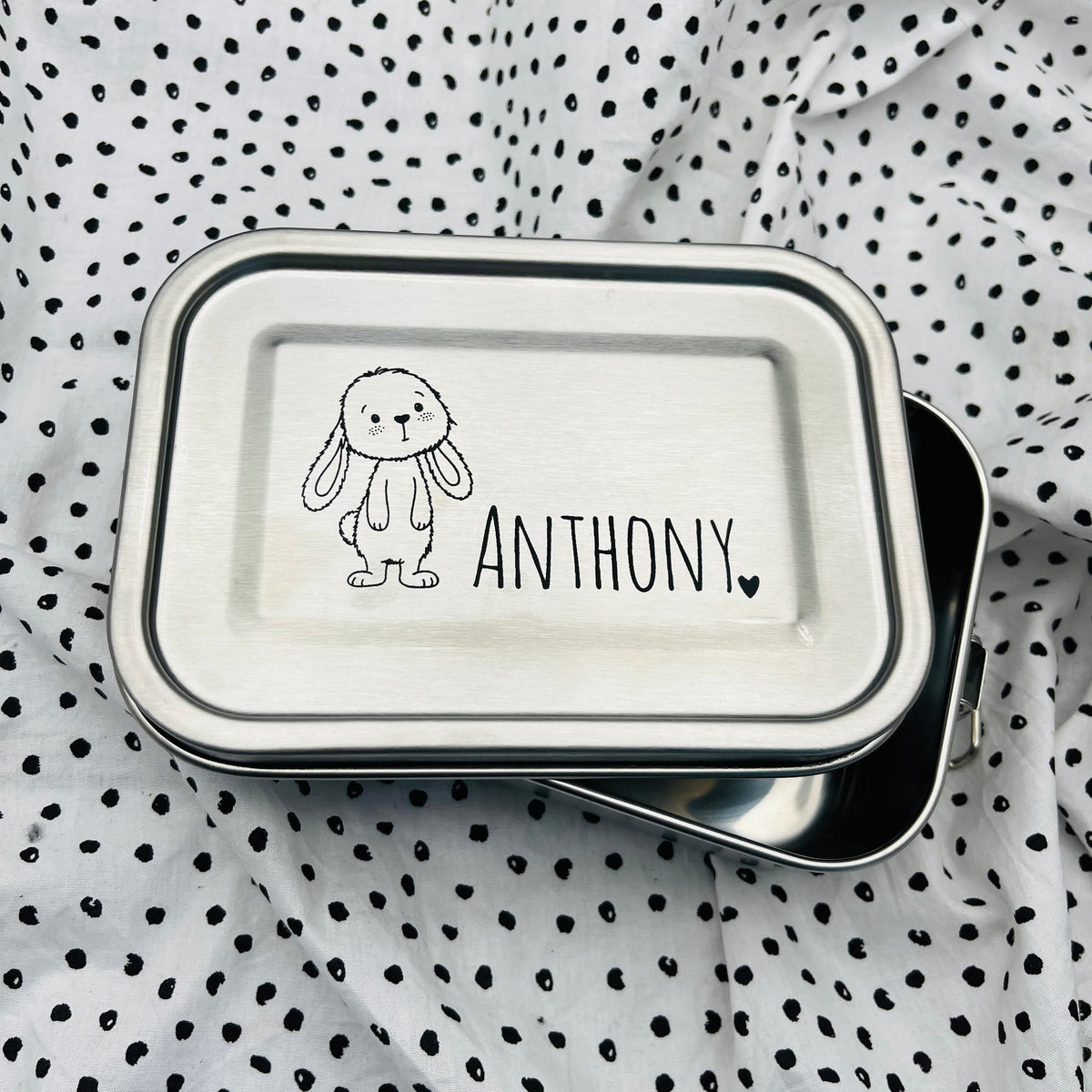 Personalisierte Brotdose mit Gravur | Geschenk für den Schulstart