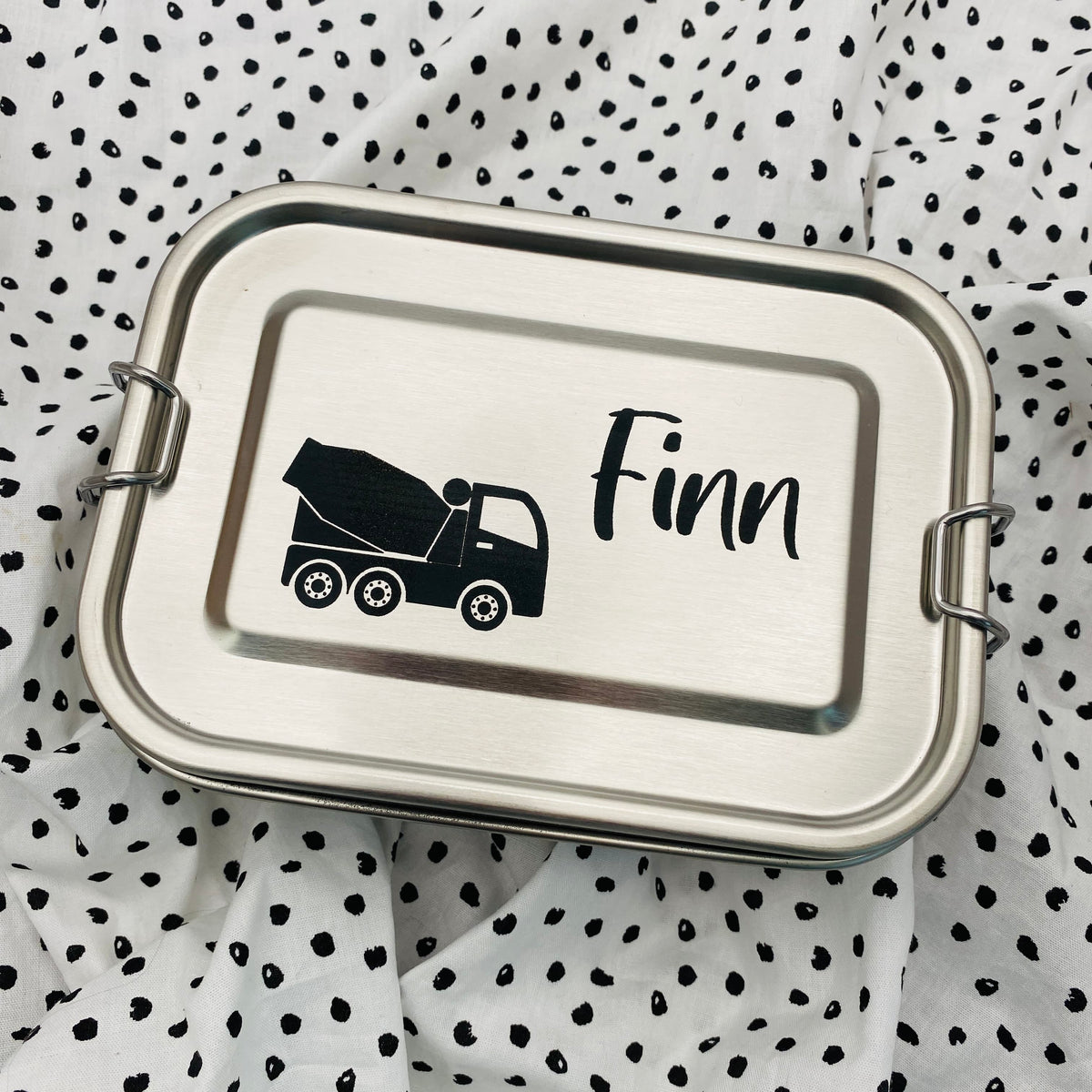 Personalisierte Brotdose mit Gravur | Geschenk für den Schulstart