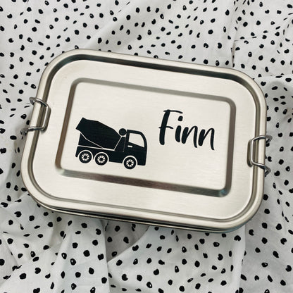 Personalisierte Brotdose mit Gravur | Geschenk für den Schulstart
