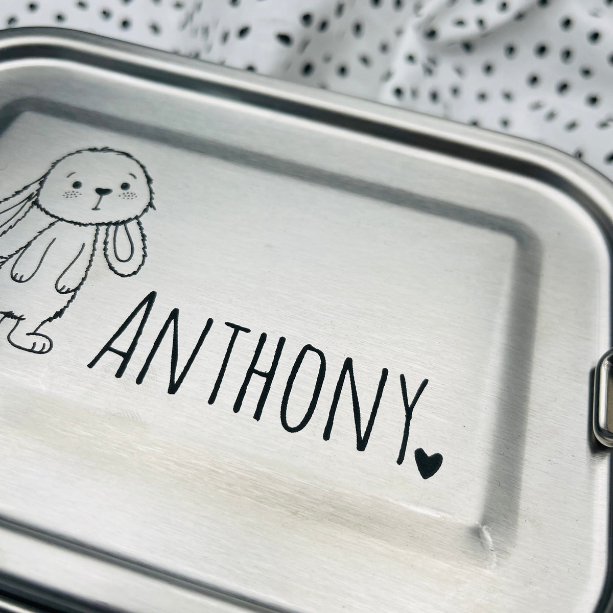 Personalisierte Brotdose mit Gravur | Geschenk für den Schulstart