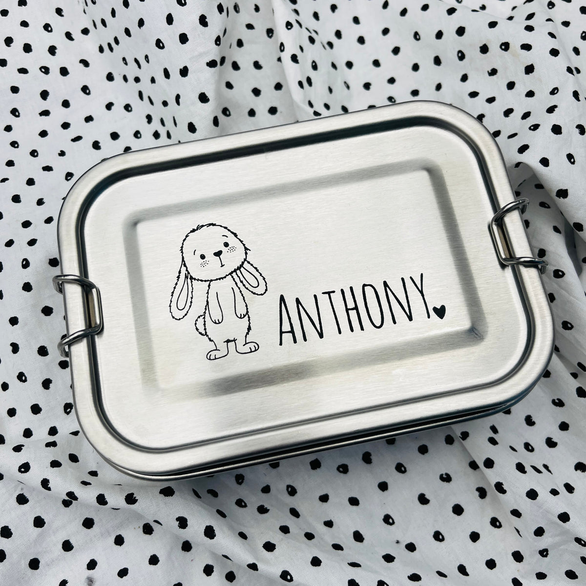 Personalisierte Brotdose mit Gravur | Geschenk für den Schulstart