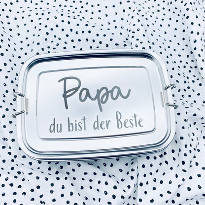 Brotdose personalisiert Papa Vatertag Brotbox