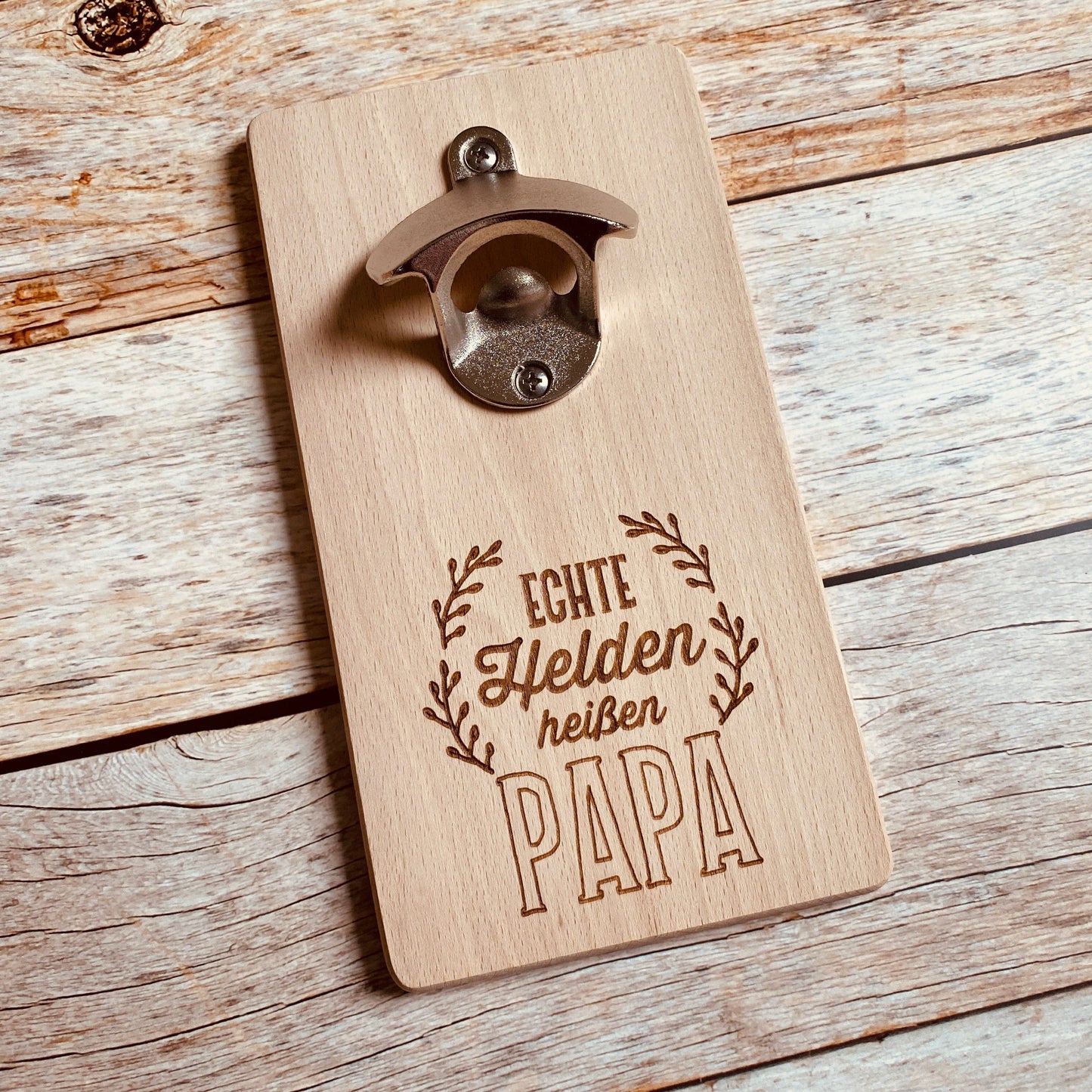 Flaschenöffner Vatertag Geschenk Papa Wandflaschenöffner Bieröffner