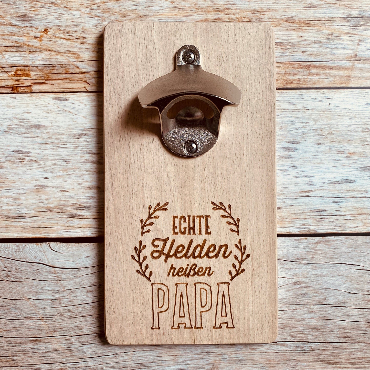 Flaschenöffner Vatertag Geschenk Papa Wandflaschenöffner Bieröffner