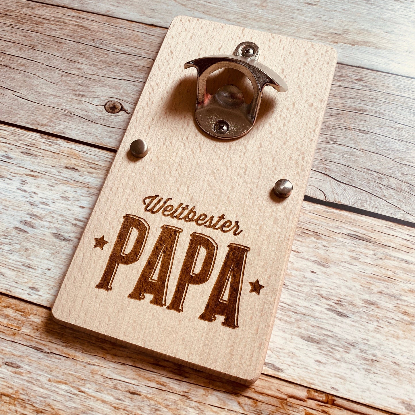 Flaschenöffner Vatertag Geschenk Papa Wandflaschenöffner Bieröffner