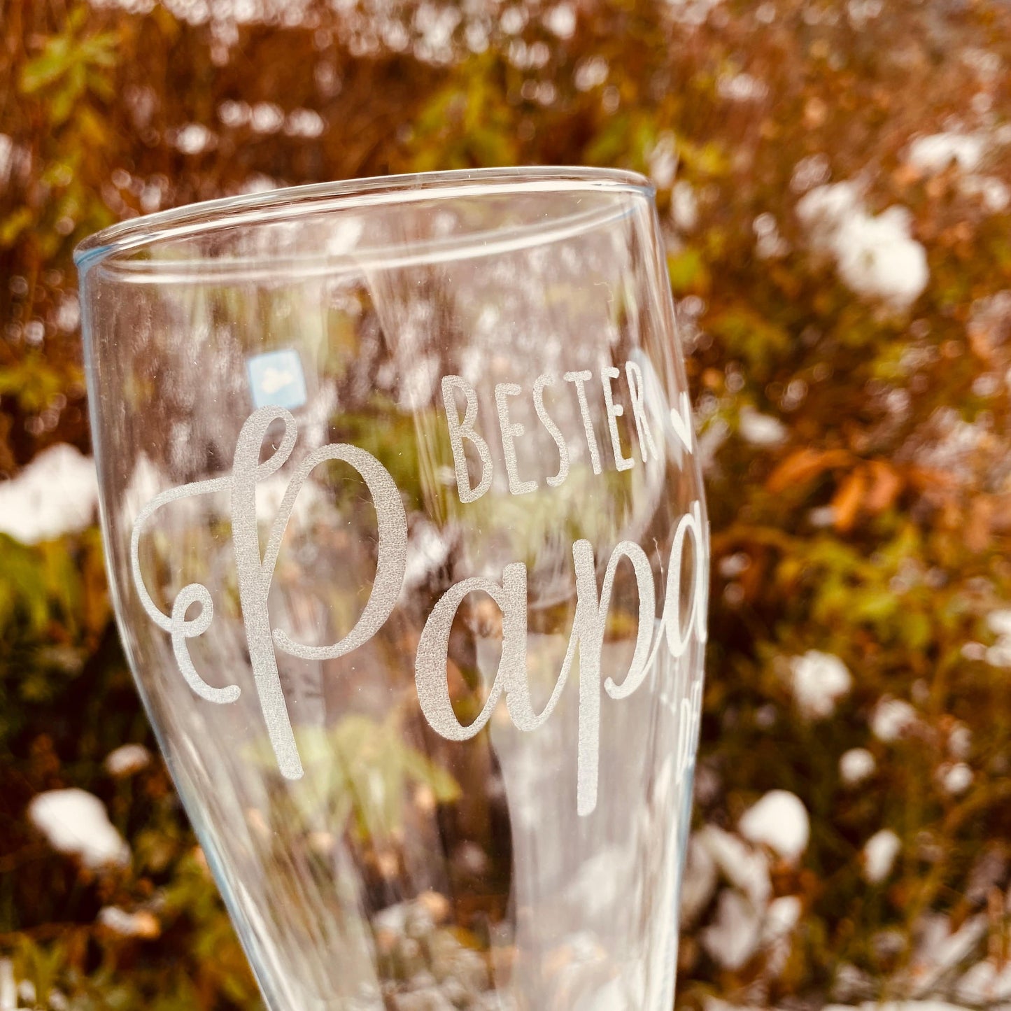 Weizenbierglas mit Gravur | Geschenkidee personalisiertes Weizenbierglas | Individuelles Bierglas | Glas mit Gravur