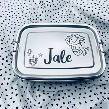 Personalisierte Brotdose mit Gravur | Geschenk für den Schulstart