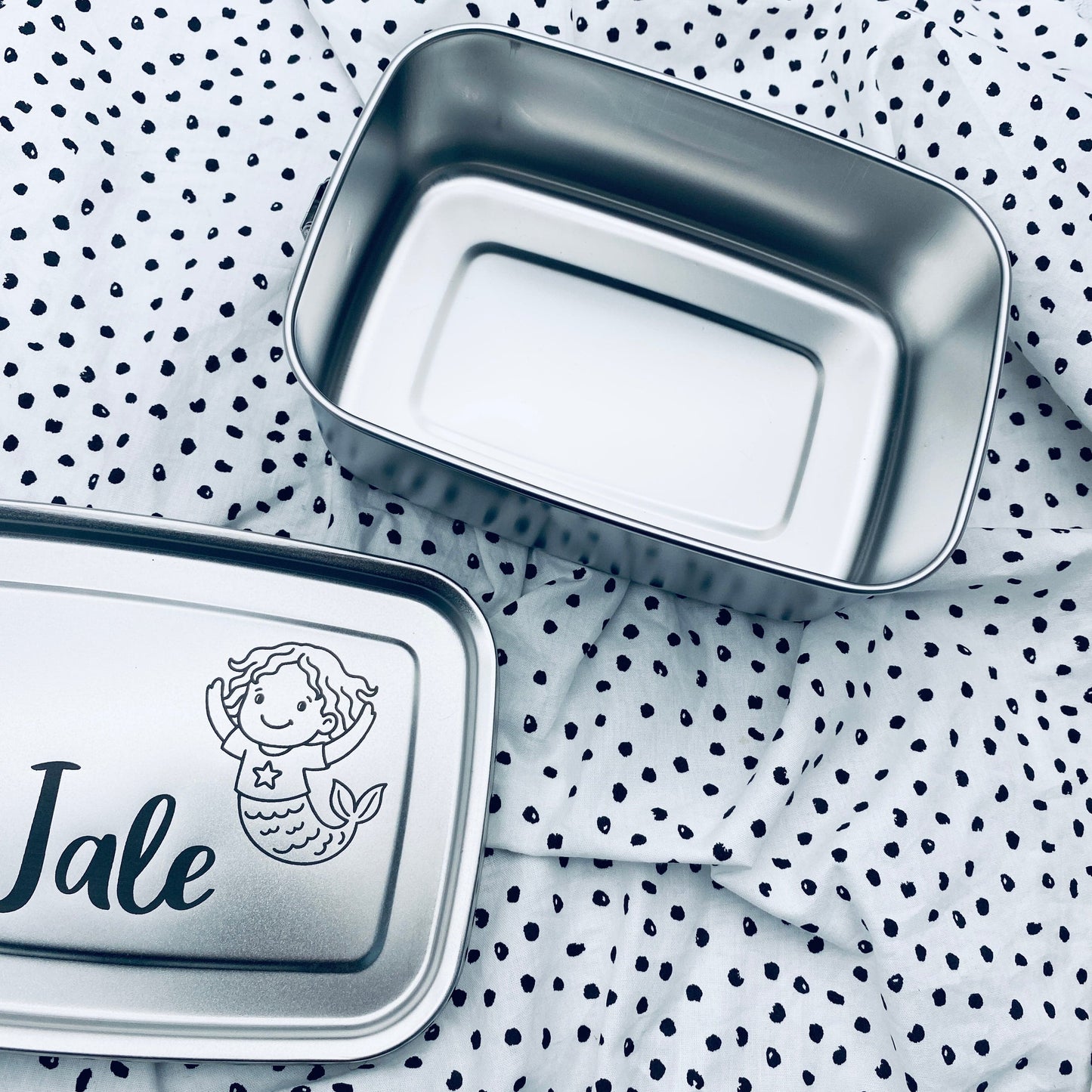 Personalisierte Brotdose mit Gravur | Geschenk für den Schulstart