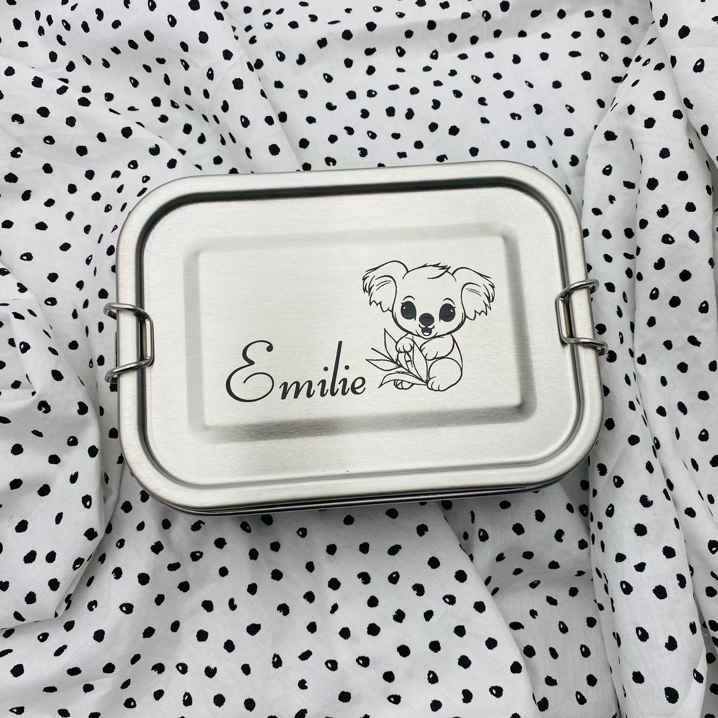 Personalisierte Brotdose mit Gravur | Geschenk für den Schulstart