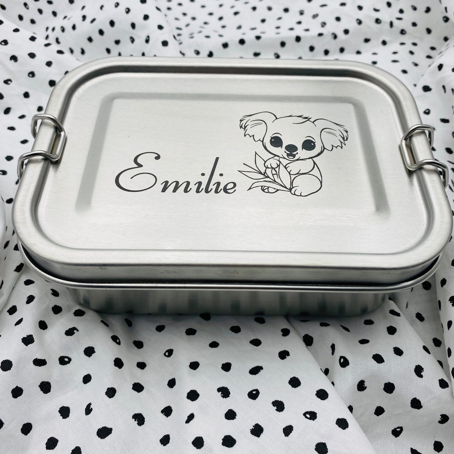 Personalisierte Brotdose mit Gravur | Geschenk für den Schulstart