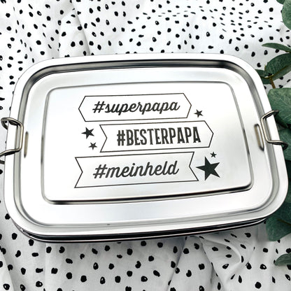 Brotdose personalisierte Lunchbox Papa Vatertag