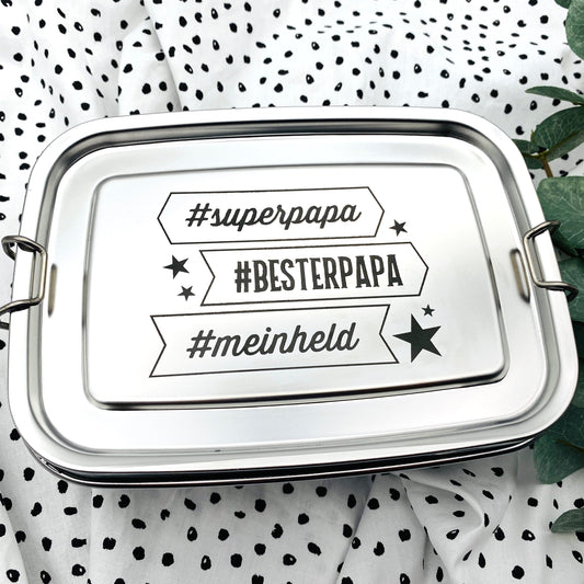 Brotdose personalisierte Lunchbox Papa Vatertag