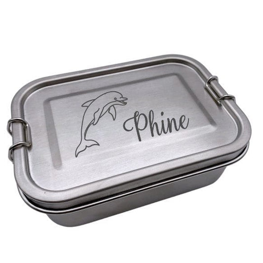 Brotdose personalisierte Lunchbox Delfin