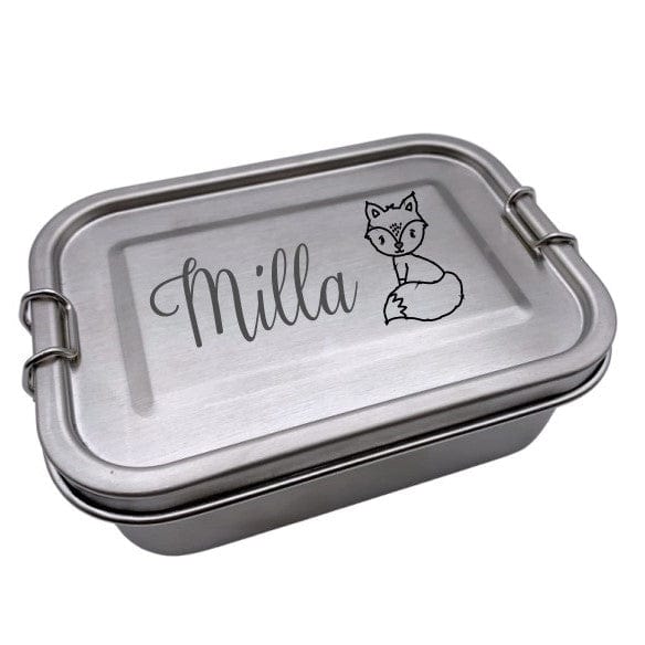 Brotdose personalisierte Lunchbox Fuchs