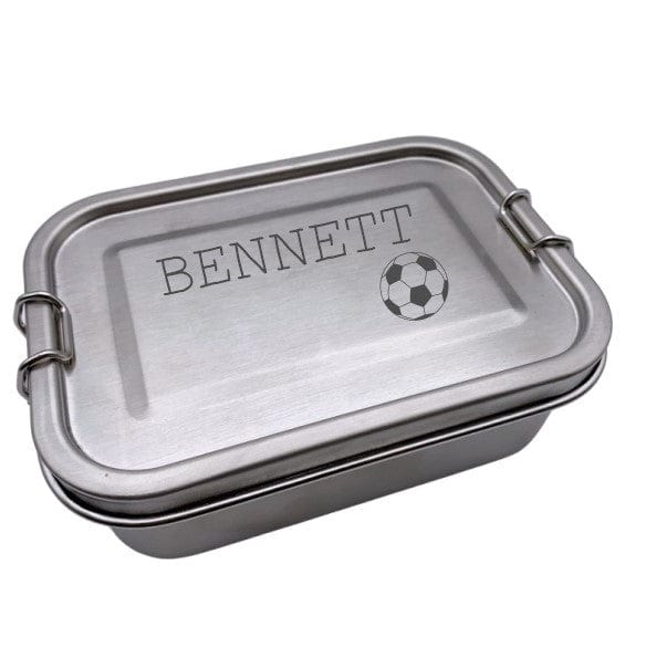 Brotdose personalisierte Lunchbox Fußball