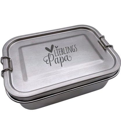 Brotdose personalisierte Lunchbox Papa Vatertag