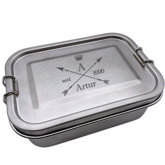 Brotdose personalisierte Lunchbox Monogram