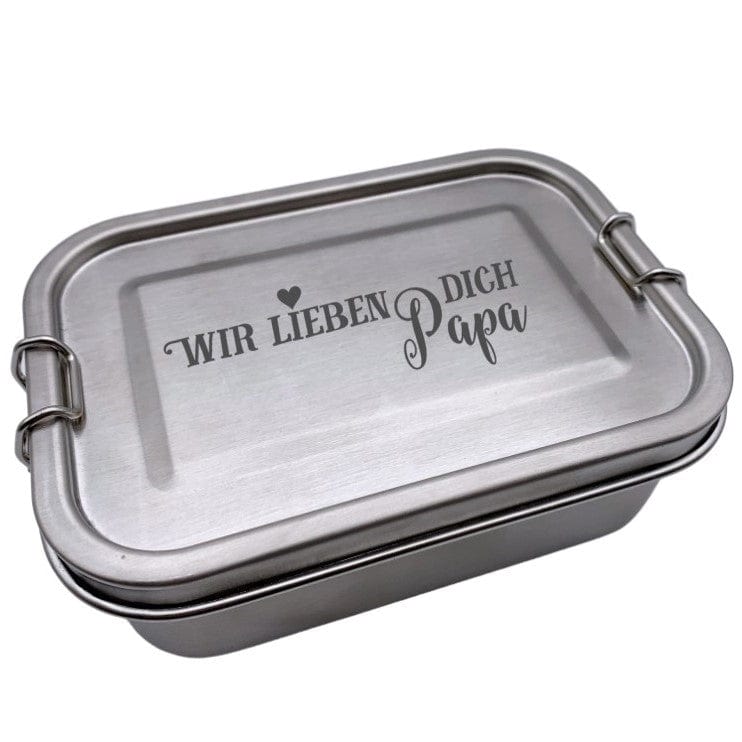 Brotdose personalisierte Lunchbox Papa Vatertag