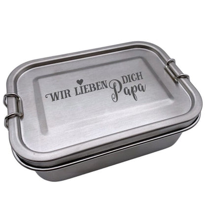 Brotdose personalisierte Lunchbox Papa Vatertag