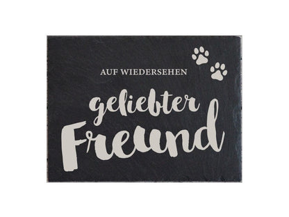 Tier Hund Grabschild Gedenktafel Haustier