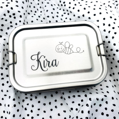 Brotdose personalisierte Lunchbox Biene